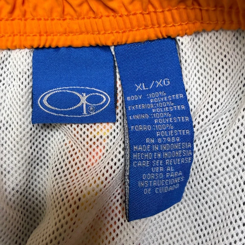 OP Board Shorts Mens XL Grey Orange Hibiscus Floral Vintage Y2K NWT Cargo‎ Surf
